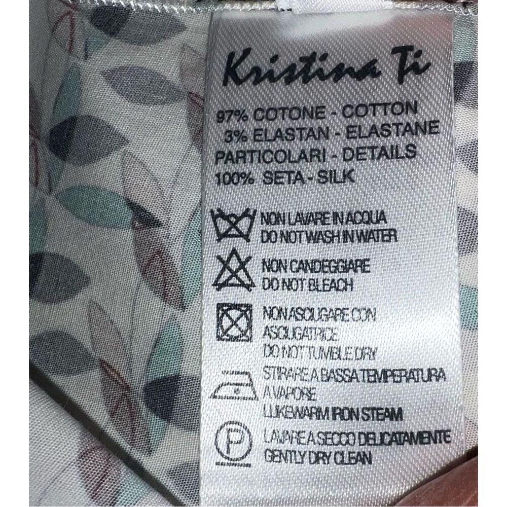 Kristina Te dress sz 42 made in Italy Boho Bohemian Sleeveless V Neck - Picture 5 of 6